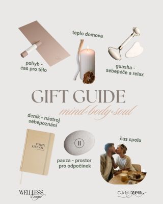 ✨ Náš mini průvodce vánočními dárky, které pečují o tělo, mysl i duši ✨ Možná letos nepotřebujeme víc věcí, ale víc...
