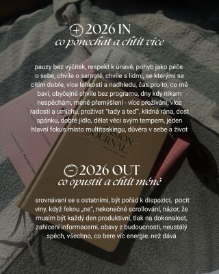 Na nový rok nemusíš mít sepsané cíle. Nemusíš mít hotový vision board ani zrekapitulovaný minulý rok. Někdy stačí dělat...